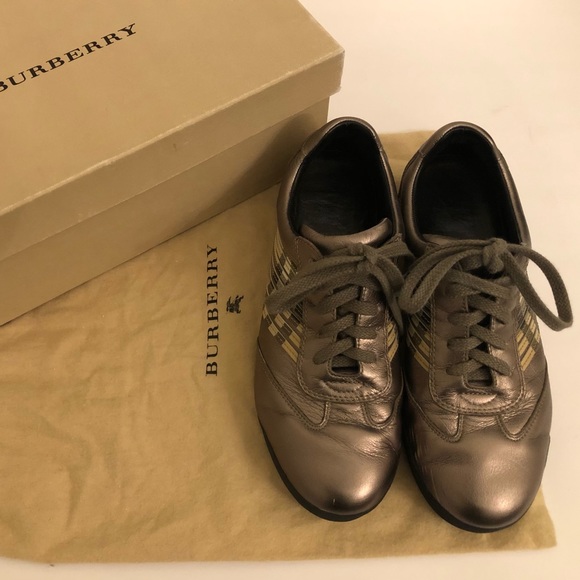 Authentic Burberry Sneakers Comfort Tennis Shoes Women's Size